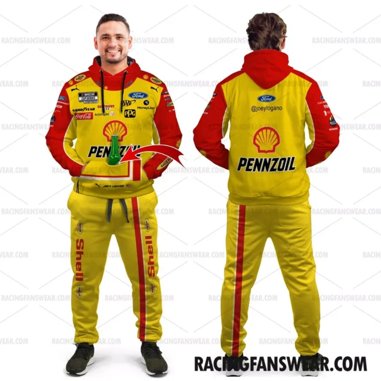 Nascar store - Loyal fans of Joey Logano's Combo Unisex Pop Top Hoodie + Unisex Long Pants,Unisex Pop Top Hoodie,Unisex Long Pants:vintage nascar racing suit,uniform,apparel,shirts,merch,hoodie,jackets,shorts,sweatshirt,outfits,clothes