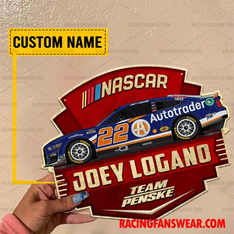 Nascar store - Loyal fans of Joey Logano's Cut Metal Signs:vintage nascar racing suit,uniform,apparel,shirts,merch,hoodie,jackets,shorts,sweatshirt,outfits,clothes