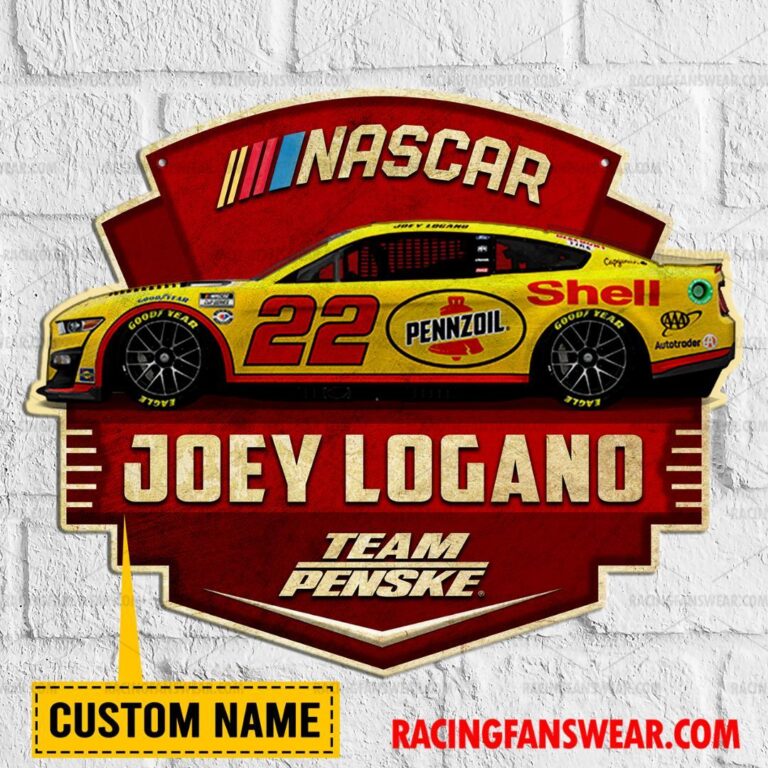 Nascar store - Loyal fans of Joey Logano's Cut Metal Signs:vintage nascar racing suit,uniform,apparel,shirts,merch,hoodie,jackets,shorts,sweatshirt,outfits,clothes