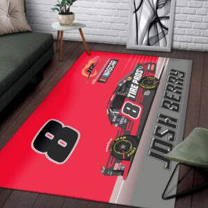Josh Berry Nascar JR Motorsports Racing Carpet Living Room Area Rugs Doormats Blanket Flag Home 1 Nascar store - Loyal fans of Josh Berry's Rug,Doormat,Blanket Microfiber Fleece,Blanket Premium Sherpa,House Flag:vintage nascar racing suit,uniform,apparel,shirts,merch,hoodie,jackets,shorts,sweatshirt,outfits,clothes