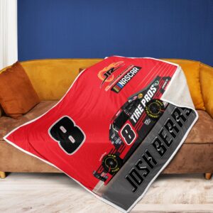 Josh Berry Nascar JR Motorsports Racing Carpet Living Room Area Rugs Doormats Blanket Flag Home 6 Nascar store - Loyal fans of Josh Berry's Rug,Doormat,Blanket Microfiber Fleece,Blanket Premium Sherpa,House Flag:vintage nascar racing suit,uniform,apparel,shirts,merch,hoodie,jackets,shorts,sweatshirt,outfits,clothes