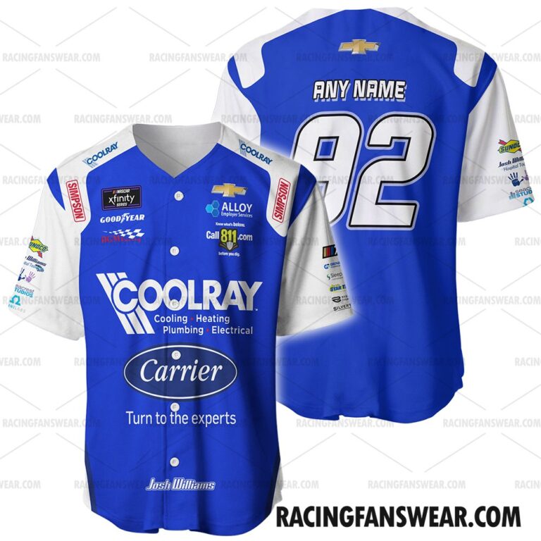 Nascar store - Loyal fans of Josh Williams's Unisex Baseball Jerseys,Kid Baseball Jerseys,Youth Baseball Jerseys,Men's Hockey Jerseys,WoMen's Hockey Jerseys,Youth's Hockey Jerseys:vintage nascar racing suit,uniform,apparel,shirts,merch,hoodie,jackets,shorts,sweatshirt,outfits,clothes