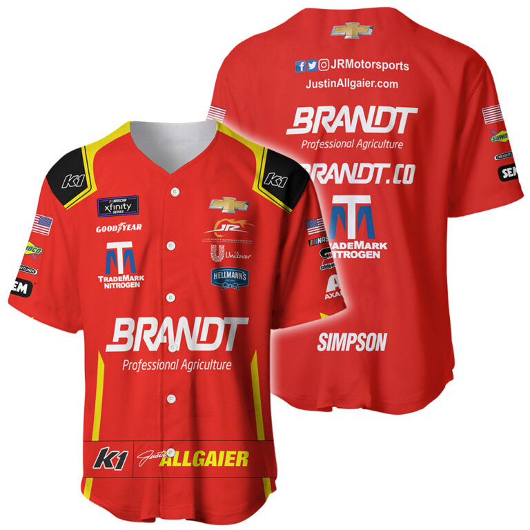 Nascar store - Loyal fans of Justin Allgaier's Unisex Baseball Jerseys,Kid Baseball Jerseys,Youth Baseball Jerseys:vintage nascar racing suit,uniform,apparel,shirts,merch,hoodie,jackets,shorts,sweatshirt,outfits,clothes