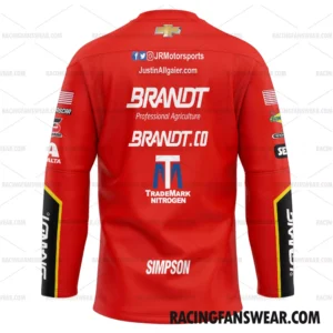 Nascar store - Loyal fans of Justin Allgaier's Men's Hockey Jerseys,WoMen's Hockey Jerseys,Youth's Hockey Jerseys:vintage nascar racing suit,uniform,apparel,shirts,merch,hoodie,jackets,shorts,sweatshirt,outfits,clothes