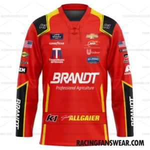 Nascar store - Loyal fans of Justin Allgaier's Men's Hockey Jerseys,WoMen's Hockey Jerseys,Youth's Hockey Jerseys:vintage nascar racing suit,uniform,apparel,shirts,merch,hoodie,jackets,shorts,sweatshirt,outfits,clothes