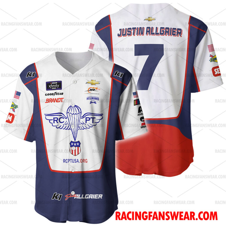 Nascar store - Loyal fans of Justin Allgaier's Unisex Baseball Jerseys,Kid Baseball Jerseys,Youth Baseball Jerseys,Men's Hockey Jerseys,WoMen's Hockey Jerseys,Youth's Hockey Jerseys:vintage nascar racing suit,uniform,apparel,shirts,merch,hoodie,jackets,shorts,sweatshirt,outfits,clothes