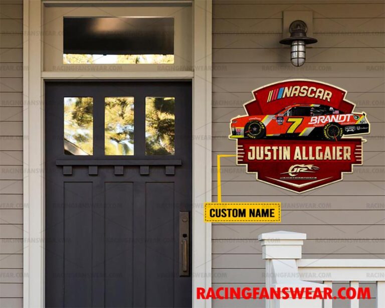 Nascar store - Loyal fans of Justin Allgaier's Cut Metal Signs:vintage nascar racing suit,uniform,apparel,shirts,merch,hoodie,jackets,shorts,sweatshirt,outfits,clothes