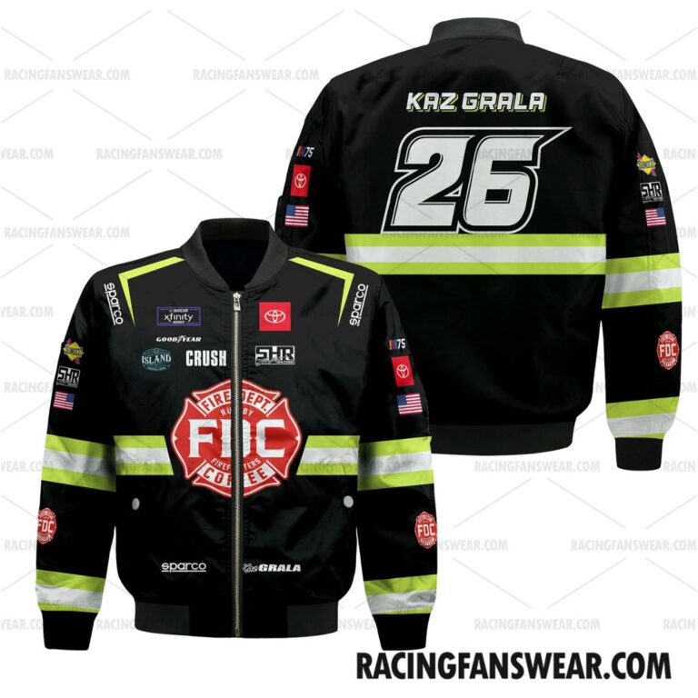 Nascar store - Loyal fans of Kaz Grala's Bomber Jacket,Unisex Thick Coat,Unisex Sleeveless Hoodie,Unisex Hooded T-Shirt,Kid Sleeveless Hoodie,Kid Hooded T-Shirts,Kid Thick Coat:vintage nascar racing suit,uniform,apparel,shirts,merch,hoodie,jackets,shorts,sweatshirt,outfits,clothes