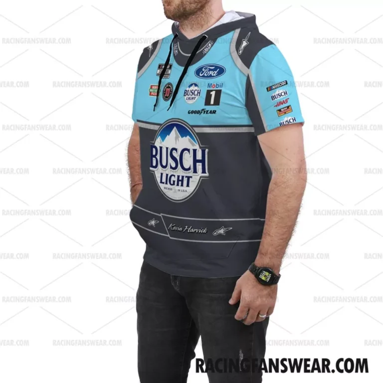 Nascar store - Loyal fans of Kevin Harvick's Unisex Sleeveless Hoodie,Unisex Hooded T-Shirt,Kid Sleeveless Hoodie,Kid Hooded T-Shirts:vintage nascar racing suit,uniform,apparel,shirts,merch,hoodie,jackets,shorts,sweatshirt,outfits,clothes