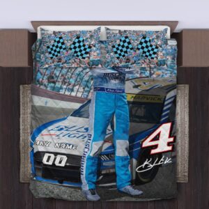 Kevin Harvick Nascar Racing Custom Name and Number Bedding Duvet Cover + 1|2 Pillow Cases 3 Nascar store - Loyal fans of Kevin Harvick's Bedding Duvet Cover + 1/2 Pillow Cases:vintage nascar racing suit,uniform,apparel,shirts,merch,hoodie,jackets,shorts,sweatshirt,outfits,clothes