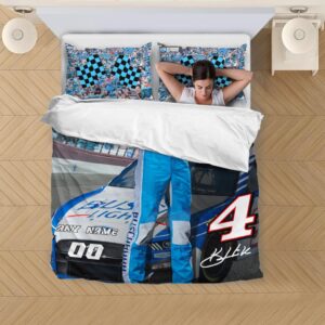 Kevin Harvick Nascar Racing Custom Name and Number Bedding Duvet Cover + 1|2 Pillow Cases 4 Nascar store - Loyal fans of Kevin Harvick's Bedding Duvet Cover + 1/2 Pillow Cases:vintage nascar racing suit,uniform,apparel,shirts,merch,hoodie,jackets,shorts,sweatshirt,outfits,clothes