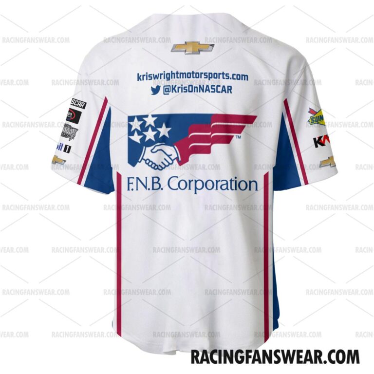 Nascar store - Loyal fans of Kris Wright's Unisex Baseball Jerseys,Kid Baseball Jerseys,Youth Baseball Jerseys:vintage nascar racing suit,uniform,apparel,shirts,merch,hoodie,jackets,shorts,sweatshirt,outfits,clothes