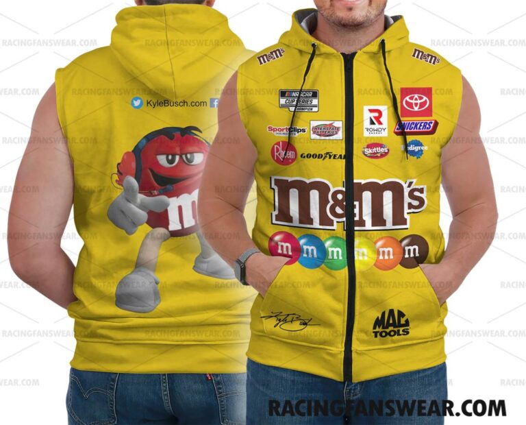 Nascar store - Loyal fans of Kyle Busch's Unisex Sleeveless Hoodie,Unisex Hooded T-Shirt,Kid Sleeveless Hoodie,Kid Hooded T-Shirts:vintage nascar racing suit,uniform,apparel,shirts,merch,hoodie,jackets,shorts,sweatshirt,outfits,clothes