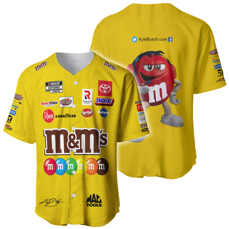 Nascar store - Loyal fans of Kyle Busch's Unisex Baseball Jerseys,Kid Baseball Jerseys,Youth Baseball Jerseys:vintage nascar racing suit,uniform,apparel,shirts,merch,hoodie,jackets,shorts,sweatshirt,outfits,clothes