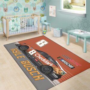 Kyle Busch Nascar 2023 RCR Cheddar's Racing Carpet Living Room Area Rugs Doormats Blanket Flag Home 4 Nascar store - Loyal fans of Kyle Busch's Rug,Doormat,Blanket Microfiber Fleece,Blanket Premium Sherpa,House Flag:vintage nascar racing suit,uniform,apparel,shirts,merch,hoodie,jackets,shorts,sweatshirt,outfits,clothes