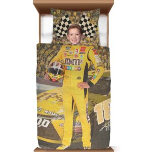 Nascar store - Loyal fans of Kyle Busch's Bedding Duvet Cover + 1/2 Pillow Cases:vintage nascar racing suit,uniform,apparel,shirts,merch,hoodie,jackets,shorts,sweatshirt,outfits,clothes