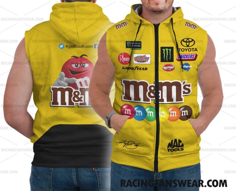 Nascar store - Loyal fans of Kyle Busch's Unisex Sleeveless Hoodie,Unisex Hooded T-Shirt,Kid Sleeveless Hoodie,Kid Hooded T-Shirts:vintage nascar racing suit,uniform,apparel,shirts,merch,hoodie,jackets,shorts,sweatshirt,outfits,clothes