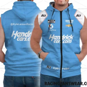 Nascar store - Loyal fans of Kyle Larson's Unisex Sleeveless Hoodie,Unisex Hooded T-Shirt,Kid Sleeveless Hoodie,Kid Hooded T-Shirts:vintage nascar racing suit,uniform,apparel,shirts,merch,hoodie,jackets,shorts,sweatshirt,outfits,clothes