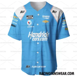 Kyle Larson Nascar 2022 Racing Suit Uniform Apparel Clothes Adult Kid Youth Baseball Jersey 1 Nascar store - Loyal fans of Kyle Larson's Unisex Baseball Jerseys,Kid Baseball Jerseys,Youth Baseball Jerseys:vintage nascar racing suit,uniform,apparel,shirts,merch,hoodie,jackets,shorts,sweatshirt,outfits,clothes