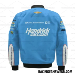 Kyle Larson Nascar 2022 Racing Suit Uniform Clothes Adult Kid Bomber Jacket Thick Coat 1 Nascar store - Loyal fans of Kyle Larson's Bomber Jacket,Unisex Thick Coat,Kid Thick Coat:vintage nascar racing suit,uniform,apparel,shirts,merch,hoodie,jackets,shorts,sweatshirt,outfits,clothes