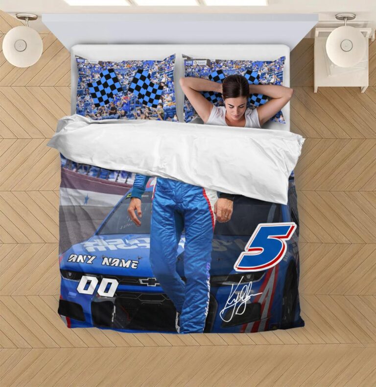 Nascar store - Loyal fans of Kyle Larson's Bedding Duvet Cover + 1/2 Pillow Cases:vintage nascar racing suit,uniform,apparel,shirts,merch,hoodie,jackets,shorts,sweatshirt,outfits,clothes