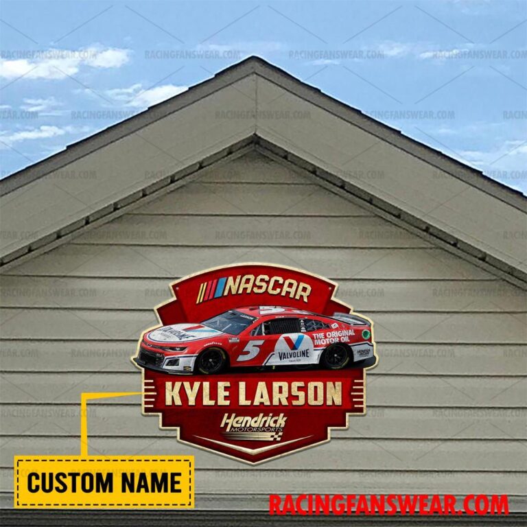 Nascar store - Loyal fans of Kyle Larson's Cut Metal Signs:vintage nascar racing suit,uniform,apparel,shirts,merch,hoodie,jackets,shorts,sweatshirt,outfits,clothes