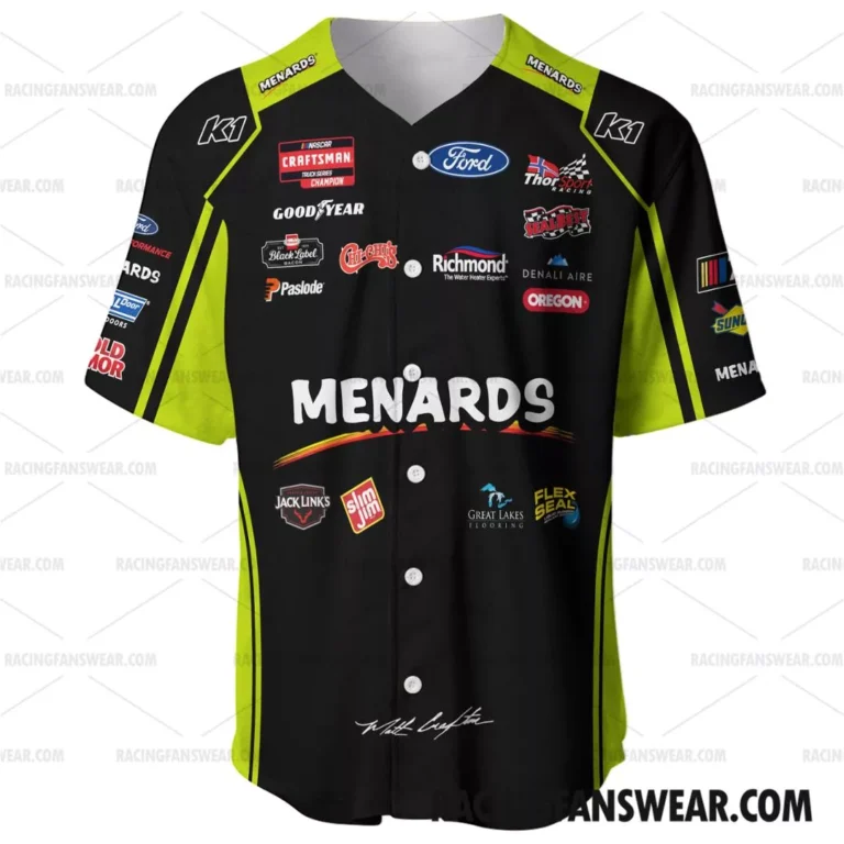 Nascar store - Loyal fans of Matt Crafton's Unisex Baseball Jerseys,Kid Baseball Jerseys,Youth Baseball Jerseys:vintage nascar racing suit,uniform,apparel,shirts,merch,hoodie,jackets,shorts,sweatshirt,outfits,clothes