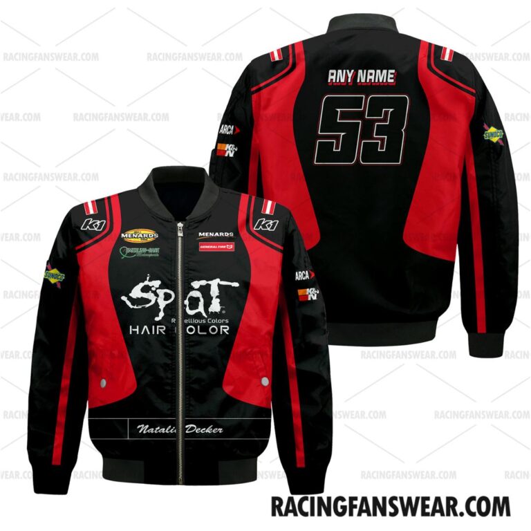 Nascar store - Loyal fans of Natalie Decker's Bomber Jacket,Unisex Thick Coat,Unisex Sleeveless Hoodie,Unisex Hooded T-Shirt,Kid Sleeveless Hoodie,Kid Hooded T-Shirts,Kid Thick Coat:vintage nascar racing suit,uniform,apparel,shirts,merch,hoodie,jackets,shorts,sweatshirt,outfits,clothes