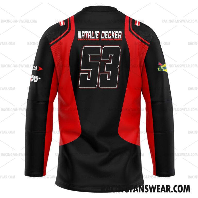 Nascar store - Loyal fans of Natalie Decker's Unisex Baseball Jerseys,Kid Baseball Jerseys,Youth Baseball Jerseys,Men's Hockey Jerseys,WoMen's Hockey Jerseys,Youth's Hockey Jerseys:vintage nascar racing suit,uniform,apparel,shirts,merch,hoodie,jackets,shorts,sweatshirt,outfits,clothes