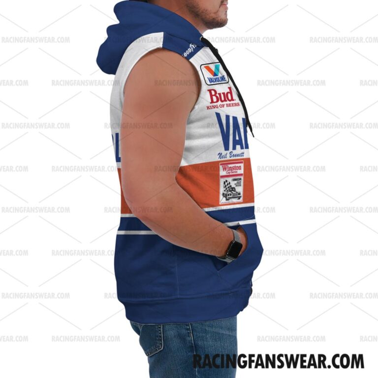 Nascar store - Loyal fans of Neil Bonnett's Unisex Sleeveless Hoodie,Unisex Hooded T-Shirt,Kid Sleeveless Hoodie,Kid Hooded T-Shirts:vintage nascar racing suit,uniform,apparel,shirts,merch,hoodie,jackets,shorts,sweatshirt,outfits,clothes