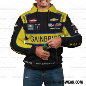 Nick Sanchez Nascar Racing 2023 Customize Name and Number Sweatshirt Zip Pop Top Hoodie T-Shirt Long Pant 4 Nascar store - Loyal fans of Nick Sanchez's Combo Unisex Hoodie + Unisex Long Pants,Combo Unisex Pop Top Hoodie + Unisex Long Pants,Combo Unisex Zip Hoodie + Unisex Long Pants,Combo Kid Hoodie + Kid Long Pants,Combo Kid Zip Hoodie + Kid Long Pants,Unisex Pop Top Hoodie,Unisex Hoodie,Unisex Zip Hoodie,Unisex T-Shirt,Unisex Sweatshirt,Unisex Long Pants,Kid Hoodie,Kid Zip Hoodie,Kid T-Shirt,Kid Sweatshirt,Kid Long Pants:vintage nascar racing suit,uniform,apparel,shirts,merch,hoodie,jackets,shorts,sweatshirt,outfits,clothes