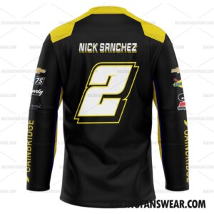 Nick Sanchez Nascar Racing 2023 Uniform Apparel Clothes Baseball Jersey Hockey Jersey 4 Nascar store - Loyal fans of Nick Sanchez's Unisex Baseball Jerseys,Kid Baseball Jerseys,Youth Baseball Jerseys,Men's Hockey Jerseys,WoMen's Hockey Jerseys,Youth's Hockey Jerseys:vintage nascar racing suit,uniform,apparel,shirts,merch,hoodie,jackets,shorts,sweatshirt,outfits,clothes