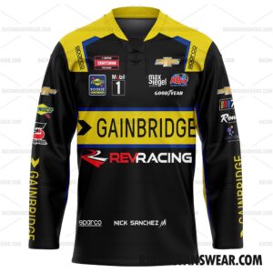 Nick Sanchez Nascar Racing 2023 Uniform Apparel Clothes Baseball Jersey Hockey Jersey 3 Nascar store - Loyal fans of Nick Sanchez's Unisex Baseball Jerseys,Kid Baseball Jerseys,Youth Baseball Jerseys,Men's Hockey Jerseys,WoMen's Hockey Jerseys,Youth's Hockey Jerseys:vintage nascar racing suit,uniform,apparel,shirts,merch,hoodie,jackets,shorts,sweatshirt,outfits,clothes