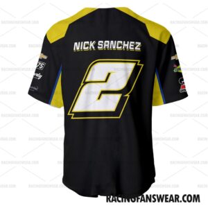 Nick Sanchez Nascar Racing 2023 Uniform Apparel Clothes Baseball Jersey Hockey Jersey 2 Nascar store - Loyal fans of Nick Sanchez's Unisex Baseball Jerseys,Kid Baseball Jerseys,Youth Baseball Jerseys,Men's Hockey Jerseys,WoMen's Hockey Jerseys,Youth's Hockey Jerseys:vintage nascar racing suit,uniform,apparel,shirts,merch,hoodie,jackets,shorts,sweatshirt,outfits,clothes