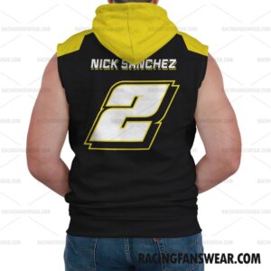 Nick Sanchez Nascar Racing 2023 Uniform Apparel Clothes Bomber Thick Coat Sleeveless Hoodie Hooded T-Shirt 5 Nascar store - Loyal fans of Nick Sanchez's Bomber Jacket,Unisex Thick Coat,Unisex Sleeveless Hoodie,Unisex Hooded T-Shirt,Kid Sleeveless Hoodie,Kid Hooded T-Shirts,Kid Thick Coat:vintage nascar racing suit,uniform,apparel,shirts,merch,hoodie,jackets,shorts,sweatshirt,outfits,clothes
