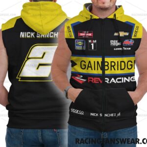 Nick Sanchez Nascar Racing 2023 Uniform Apparel Clothes Bomber Thick Coat Sleeveless Hoodie Hooded T-Shirt 3 Nascar store - Loyal fans of Nick Sanchez's Bomber Jacket,Unisex Thick Coat,Unisex Sleeveless Hoodie,Unisex Hooded T-Shirt,Kid Sleeveless Hoodie,Kid Hooded T-Shirts,Kid Thick Coat:vintage nascar racing suit,uniform,apparel,shirts,merch,hoodie,jackets,shorts,sweatshirt,outfits,clothes
