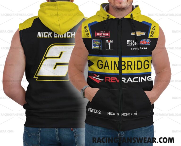 Nascar store - Loyal fans of Nick Sanchez's Bomber Jacket,Unisex Thick Coat,Unisex Sleeveless Hoodie,Unisex Hooded T-Shirt,Kid Sleeveless Hoodie,Kid Hooded T-Shirts,Kid Thick Coat:vintage nascar racing suit,uniform,apparel,shirts,merch,hoodie,jackets,shorts,sweatshirt,outfits,clothes