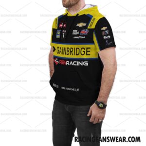 Nick Sanchez Nascar Racing 2023 Uniform Apparel Clothes Bomber Thick Coat Sleeveless Hoodie Hooded T-Shirt 7 Nascar store - Loyal fans of Nick Sanchez's Bomber Jacket,Unisex Thick Coat,Unisex Sleeveless Hoodie,Unisex Hooded T-Shirt,Kid Sleeveless Hoodie,Kid Hooded T-Shirts,Kid Thick Coat:vintage nascar racing suit,uniform,apparel,shirts,merch,hoodie,jackets,shorts,sweatshirt,outfits,clothes