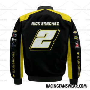 Nick Sanchez Nascar Racing 2023 Uniform Apparel Clothes Bomber Thick Coat Sleeveless Hoodie Hooded T-Shirt 1 Nascar store - Loyal fans of Nick Sanchez's Bomber Jacket,Unisex Thick Coat,Unisex Sleeveless Hoodie,Unisex Hooded T-Shirt,Kid Sleeveless Hoodie,Kid Hooded T-Shirts,Kid Thick Coat:vintage nascar racing suit,uniform,apparel,shirts,merch,hoodie,jackets,shorts,sweatshirt,outfits,clothes
