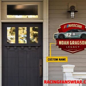 Nascar store - Loyal fans of Noah Gragson's Cut Metal Signs:vintage nascar racing suit,uniform,apparel,shirts,merch,hoodie,jackets,shorts,sweatshirt,outfits,clothes