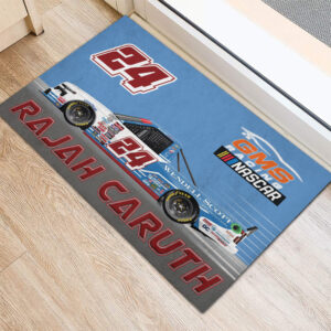 Rajah Caruth Nascar Racing 2023 Carpet Living Room Area Rugs Doormats Blanket Flag Home 5 Nascar store - Loyal fans of Rajah Caruth's Rug,Doormat,Blanket Microfiber Fleece,Blanket Premium Sherpa,House Flag:vintage nascar racing suit,uniform,apparel,shirts,merch,hoodie,jackets,shorts,sweatshirt,outfits,clothes