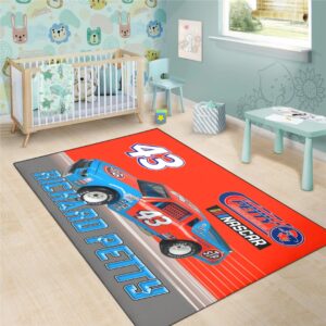 Richard Petty Nascar Petty Enterprises Racing Carpet Living Room Area Rugs Doormats Blanket Flag Home 4 Nascar store - Loyal fans of Richard Petty's Rug,Doormat,Blanket Microfiber Fleece,Blanket Premium Sherpa,House Flag:vintage nascar racing suit,uniform,apparel,shirts,merch,hoodie,jackets,shorts,sweatshirt,outfits,clothes