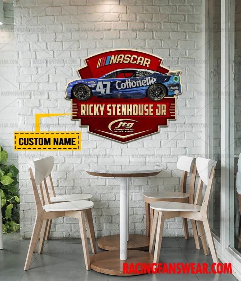 Nascar store - Loyal fans of Ricky Stenhouse Jr's Cut Metal Signs:vintage nascar racing suit,uniform,apparel,shirts,merch,hoodie,jackets,shorts,sweatshirt,outfits,clothes