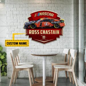 Nascar store - Loyal fans of Ross Chastain's Cut Metal Signs:vintage nascar racing suit,uniform,apparel,shirts,merch,hoodie,jackets,shorts,sweatshirt,outfits,clothes