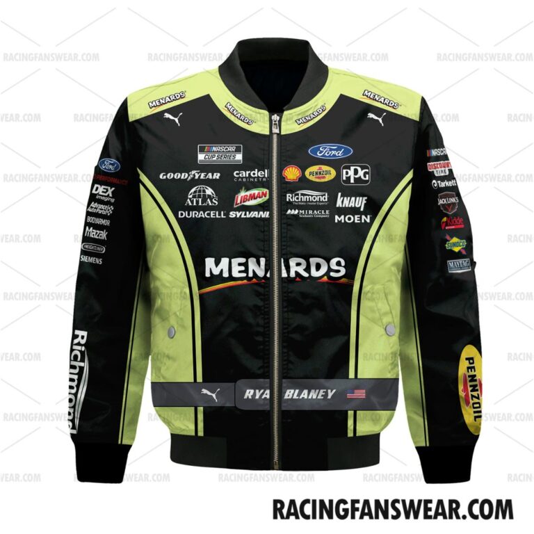 Nascar store - Loyal fans of Ryan Blaney's Bomber Jacket,Unisex Thick Coat,Kid Thick Coat:vintage nascar racing suit,uniform,apparel,shirts,merch,hoodie,jackets,shorts,sweatshirt,outfits,clothes