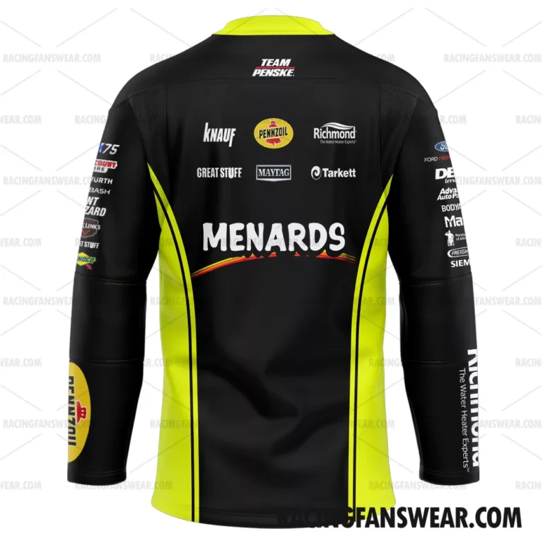 Nascar store - Loyal fans of Ryan Blaney's Men's Hockey Jerseys,WoMen's Hockey Jerseys,Youth's Hockey Jerseys:vintage nascar racing suit,uniform,apparel,shirts,merch,hoodie,jackets,shorts,sweatshirt,outfits,clothes