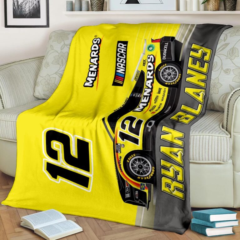 Nascar store - Loyal fans of Ryan Blaney's Rug,Doormat,Blanket Microfiber Fleece,Blanket Premium Sherpa:vintage nascar racing suit,uniform,apparel,shirts,merch,hoodie,jackets,shorts,sweatshirt,outfits,clothes