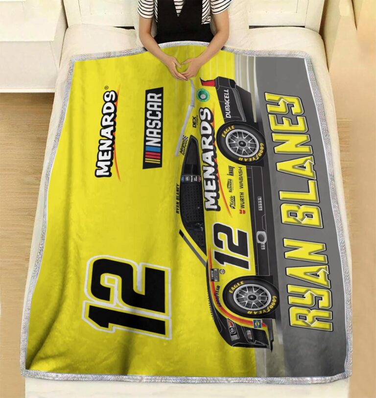 Nascar store - Loyal fans of Ryan Blaney's Rug,Doormat,Blanket Microfiber Fleece,Blanket Premium Sherpa:vintage nascar racing suit,uniform,apparel,shirts,merch,hoodie,jackets,shorts,sweatshirt,outfits,clothes