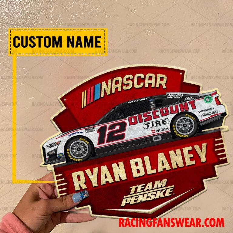 Nascar store - Loyal fans of Ryan Blaney's Cut Metal Signs:vintage nascar racing suit,uniform,apparel,shirts,merch,hoodie,jackets,shorts,sweatshirt,outfits,clothes