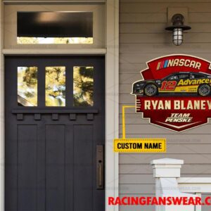 Nascar store - Loyal fans of Ryan Blaney's Cut Metal Signs:vintage nascar racing suit,uniform,apparel,shirts,merch,hoodie,jackets,shorts,sweatshirt,outfits,clothes